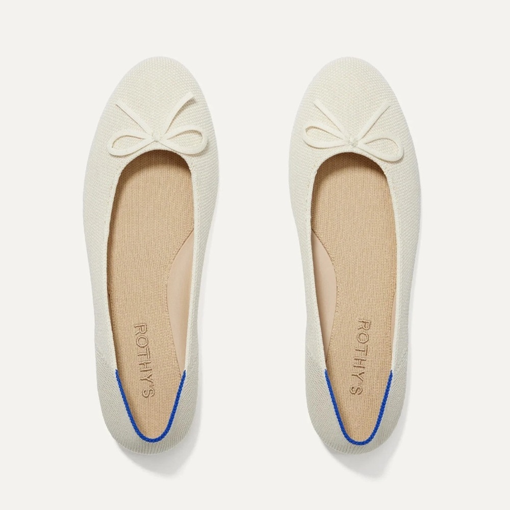 Rothy's The Ballet slip on Flats Gardenia size 11